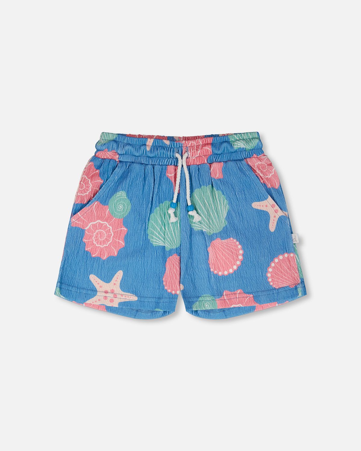 Seashells Crinkle Jersey Shorts