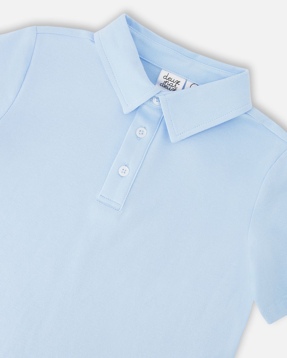 Crystal Blue Polo Tee