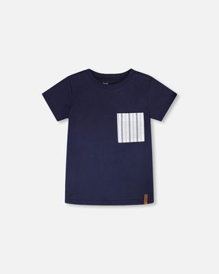 Peacoat Navy Jersey Pocket Tee