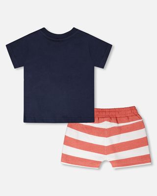 Mood Indigo Wavy Seas Tee+Short Set