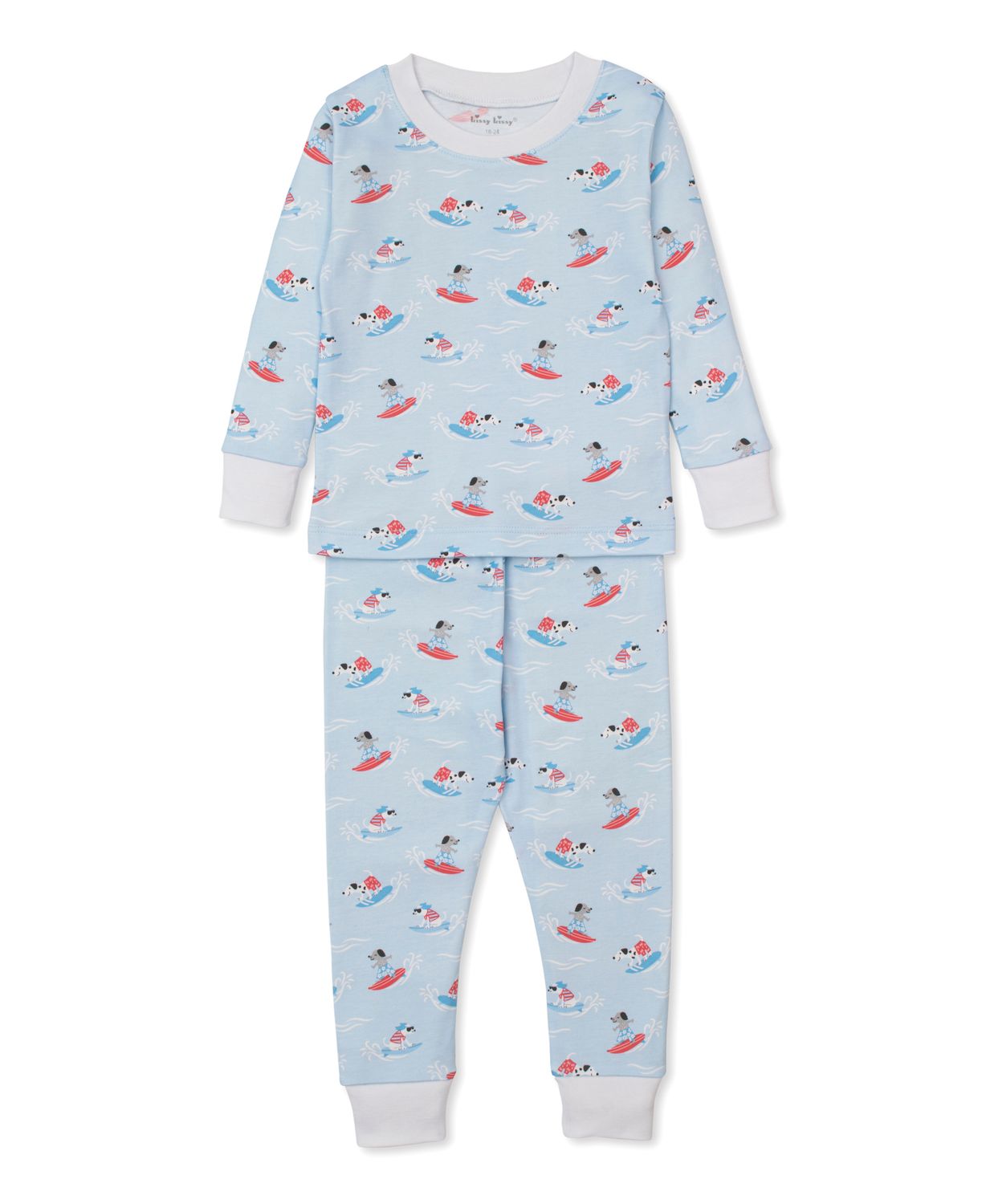Beach Pups Light Blue PJ Set