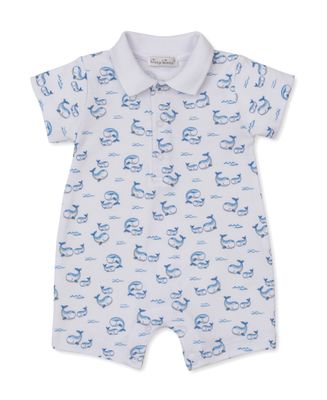 Whale Pods Print Short Playsuit