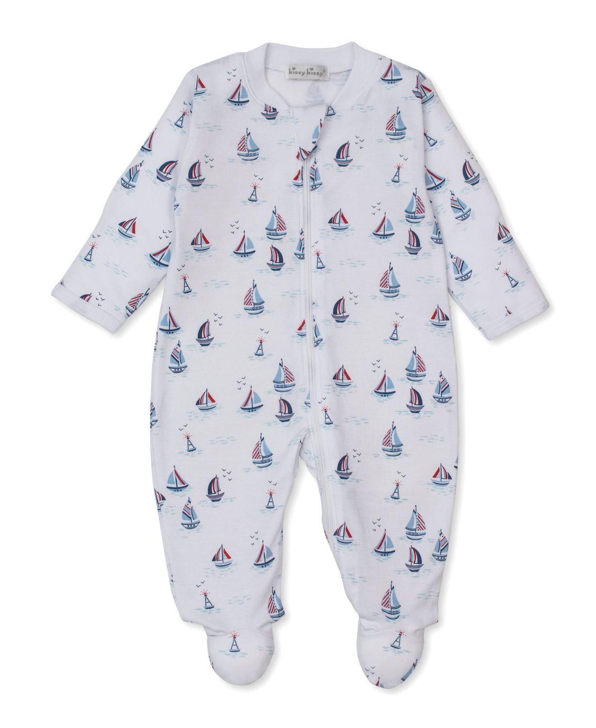 Red,White,+Blue Regatta Print Footie