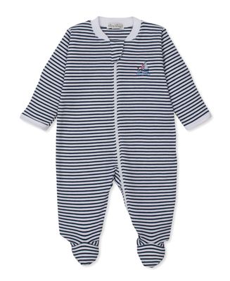 Red, White,+Blue Regatta Navy Striped Footie