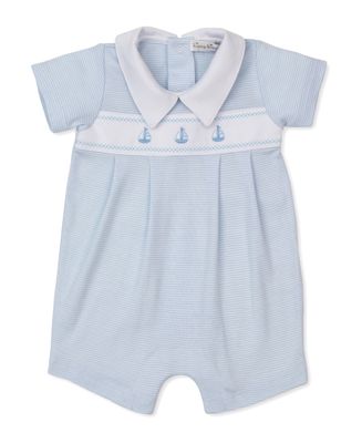 Classic Treasures Light Blue Short Playsuit