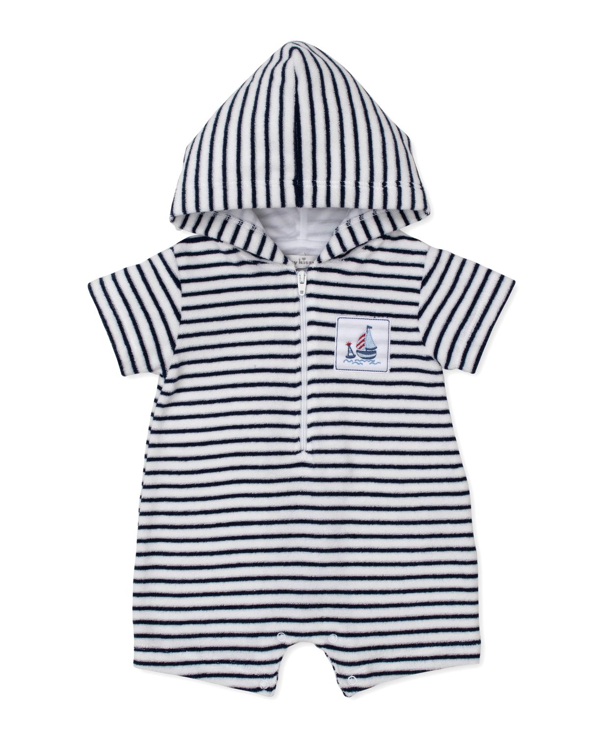 Red,White,+Blue Regatta Nvy Hooded Terry Romper