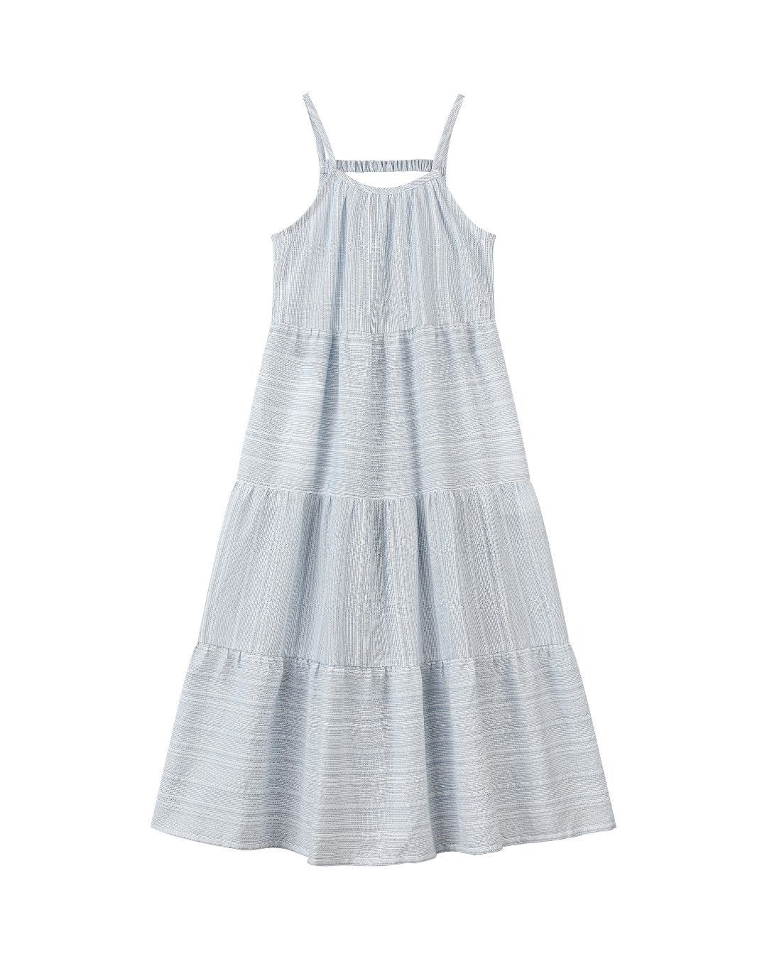 Blue Stripe Sage Dress