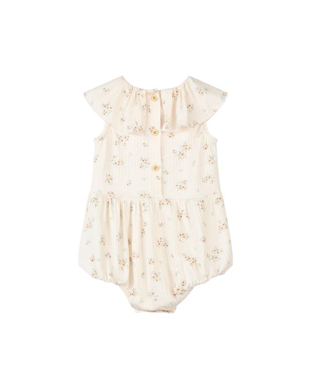 Cream Ditsy Floral Taylor Bubble