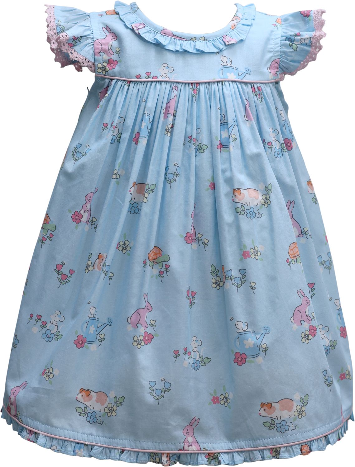 Animal Garden Empire Dress