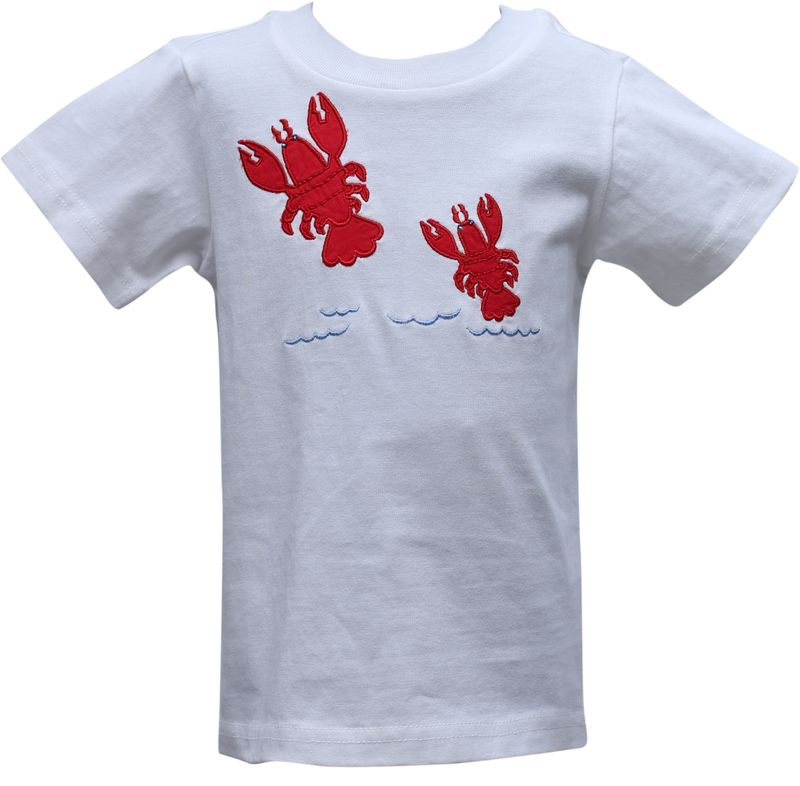 Embroidered Lobster Boys Tee