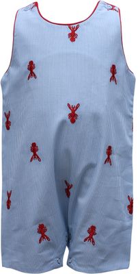 Embroidered Lobster All Over Jon Jon