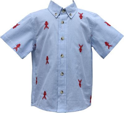 Button-Down Lobster Boys Shirt