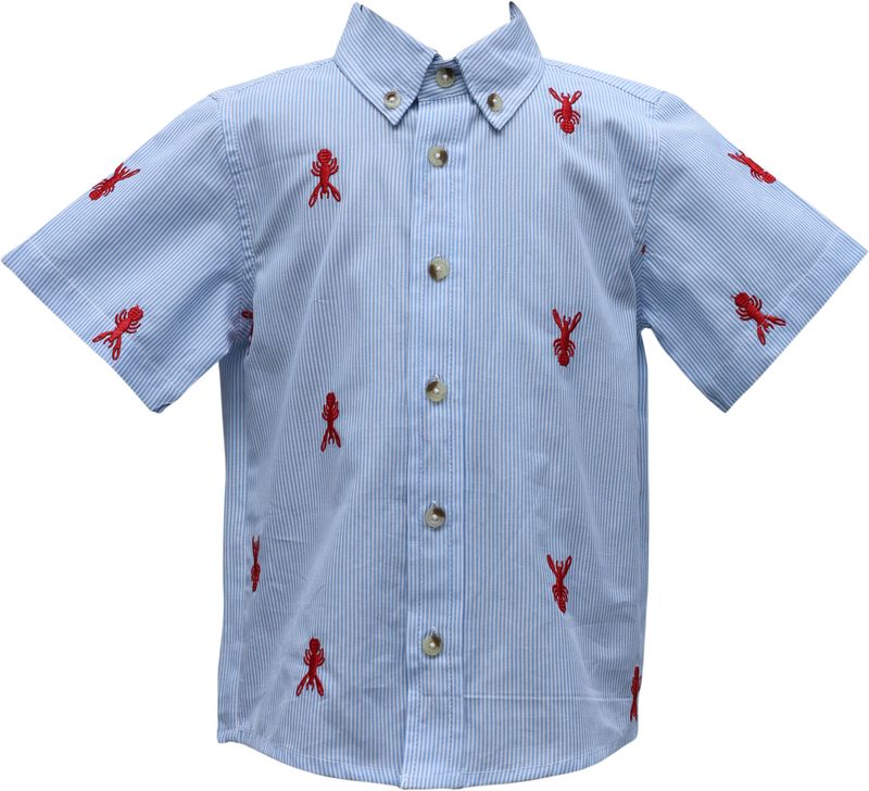 Button-Down Lobster Boys Shirt