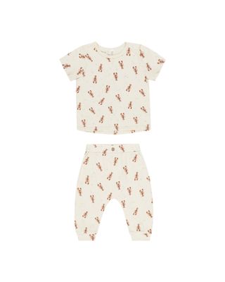 Lobster Tee+Slouch Pant Set