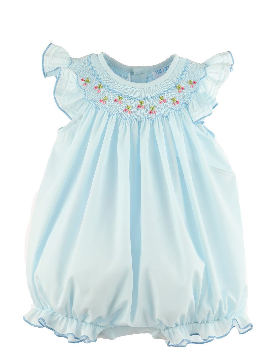 Blue Cherries Smock Bubble