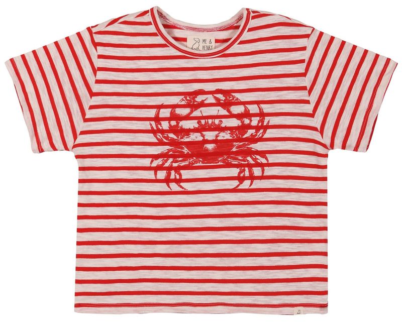 Red Crab Newquay Printed Tee