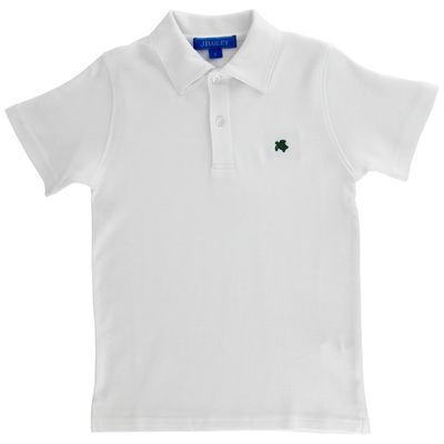 Bailey Boys Short-sleeve White Polo
