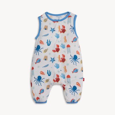 Deep Chic Blue Sleevless Romper