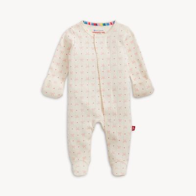 Heart &amp; Bow Pointelle Footie