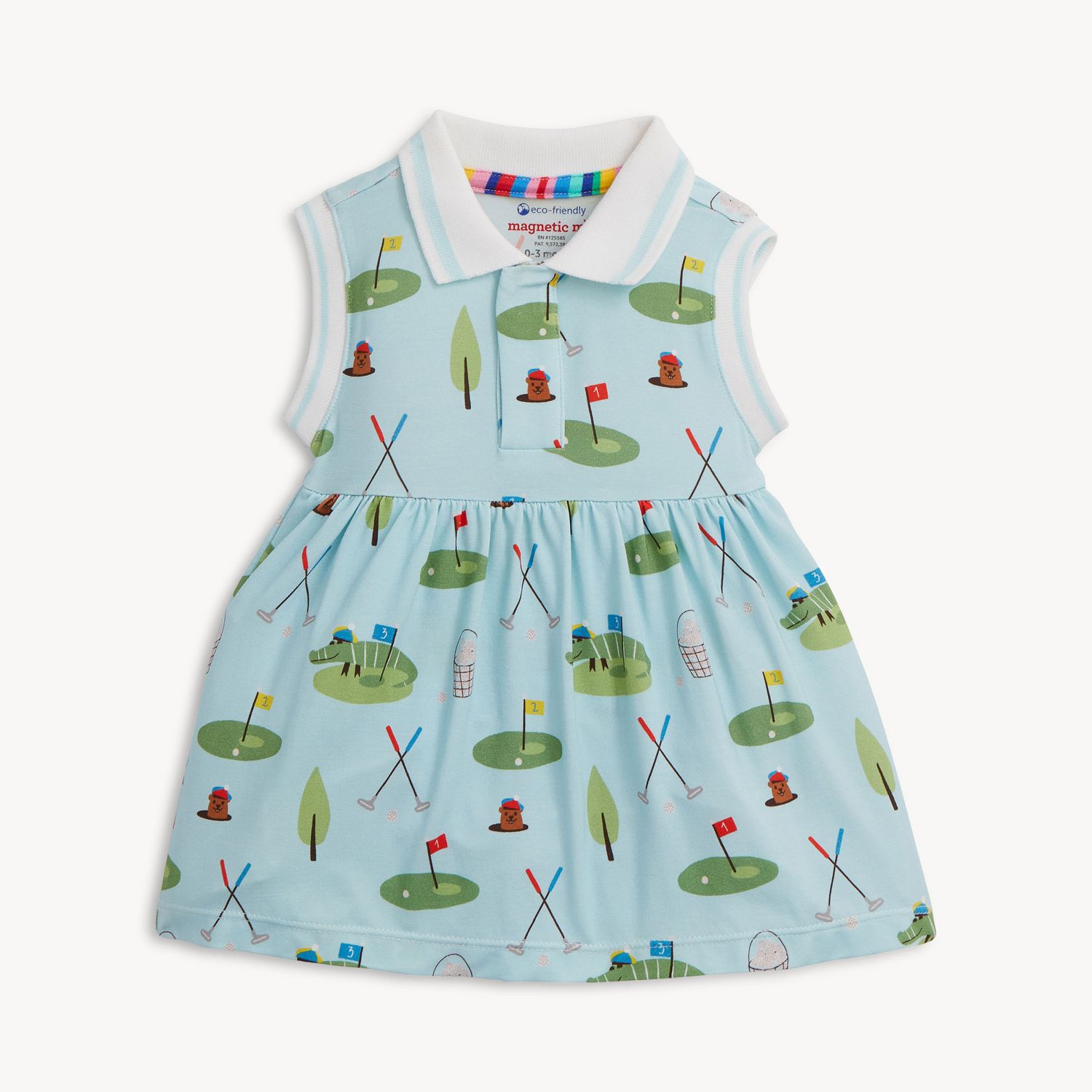 Gopher It Bodysuit Polo Dress