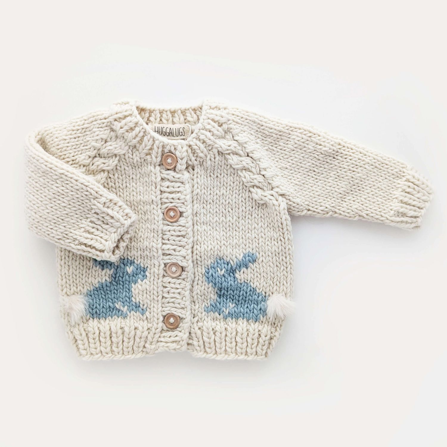 Surf Blue Bunny Cardigan