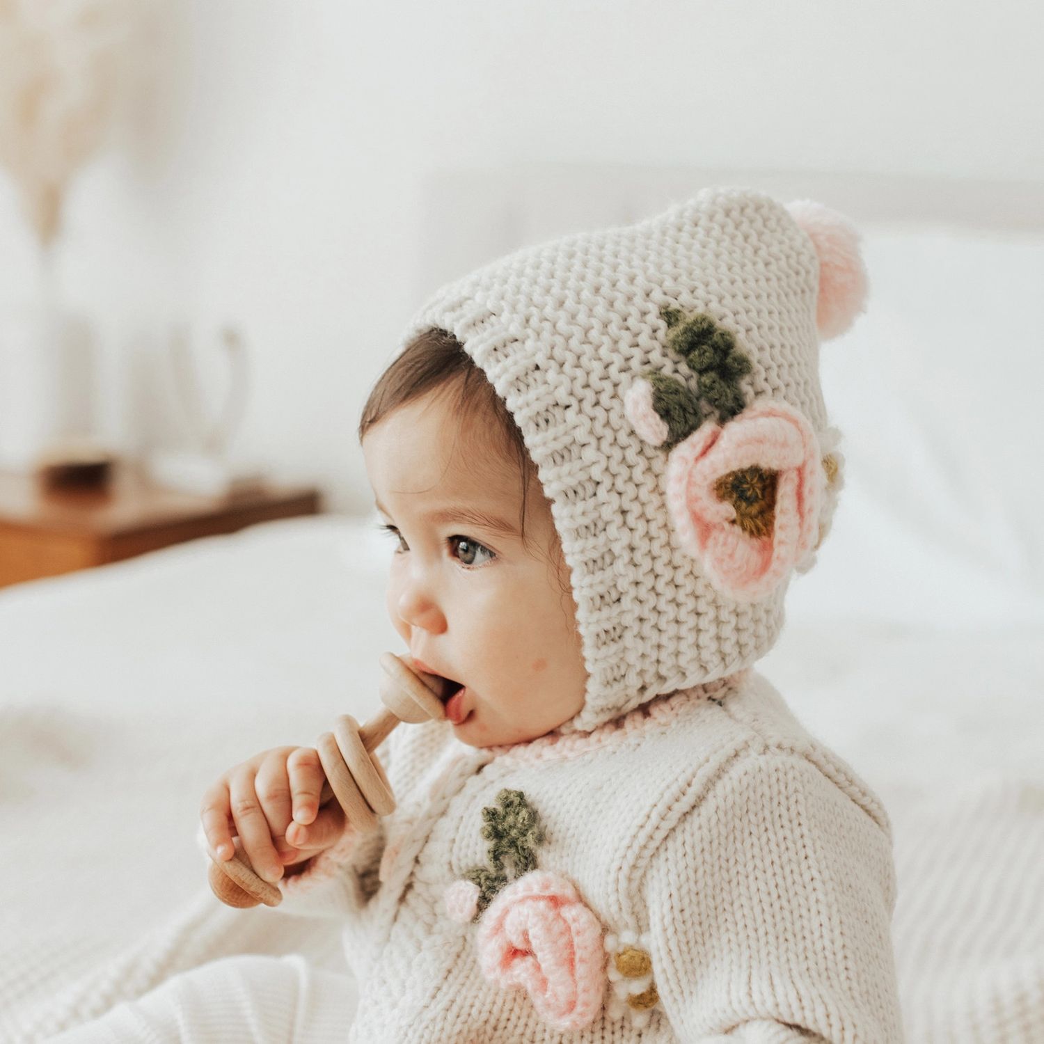 Natural Poppy Bonnet