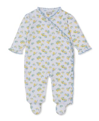 Lemon Blossoms Print Footie