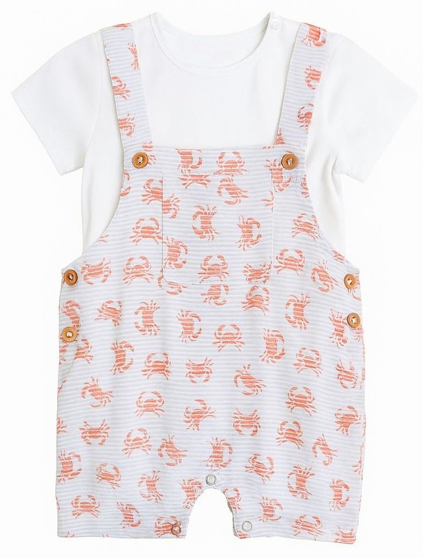Crabs Stripe Wella Overalls