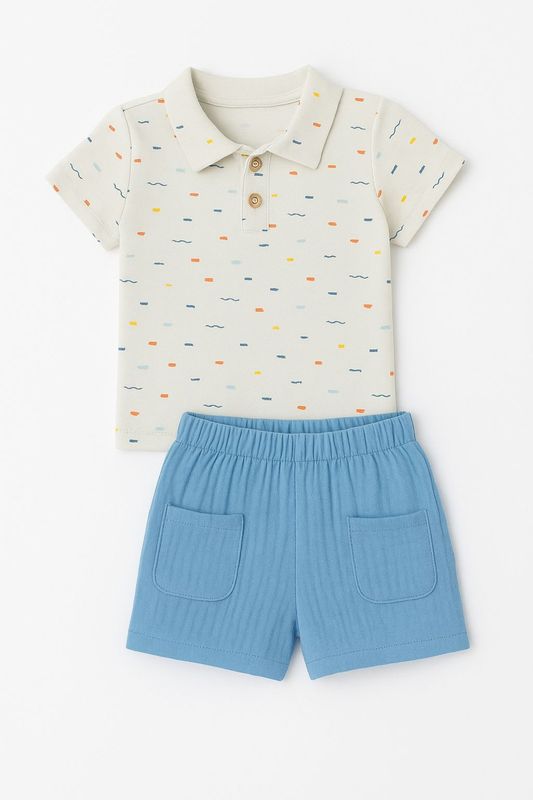 Fish Jacob 2 Piece Polo+Shorts Set