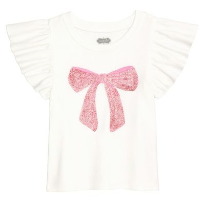 Dance Ruffle Tees Bow