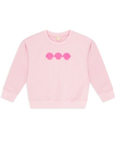 Pink Mellow Shell Weekend Sweatshirt, Size: 2-3Y