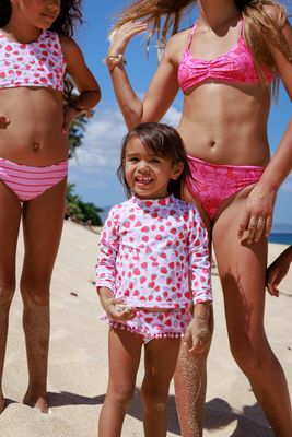 Sandy Toes Rashguard Swim Set