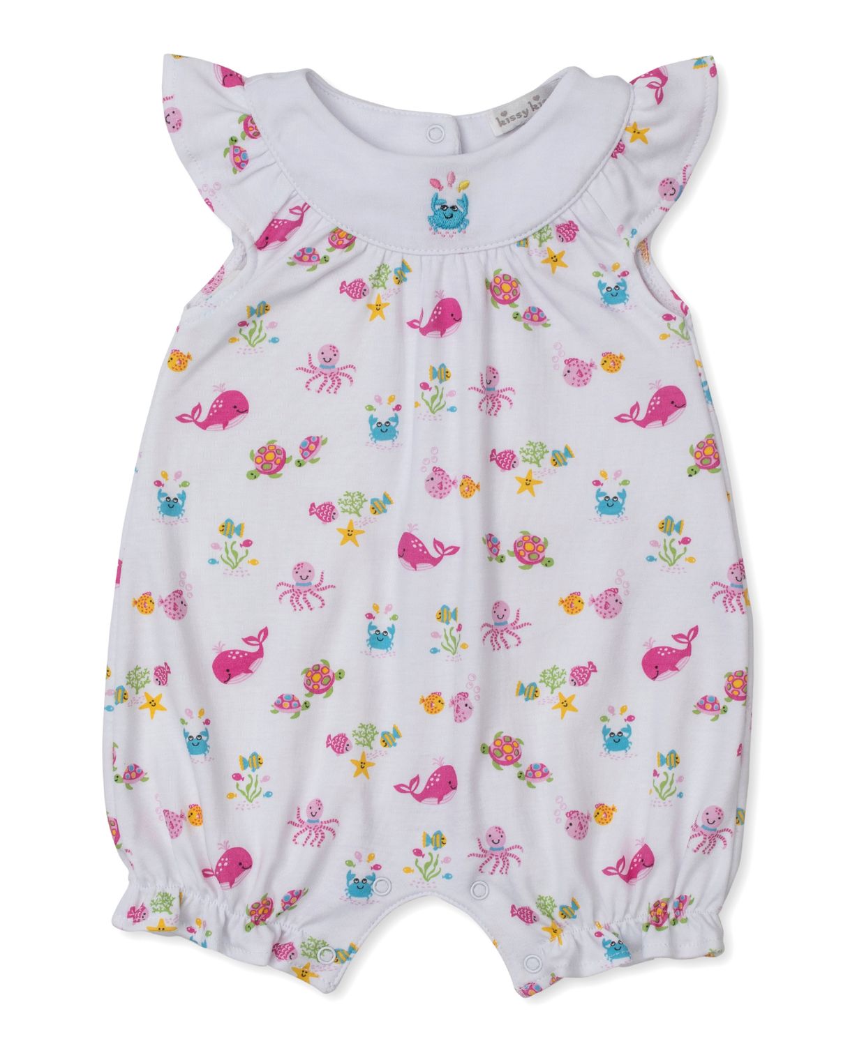 Ocean Antics Pink Print Playsuit