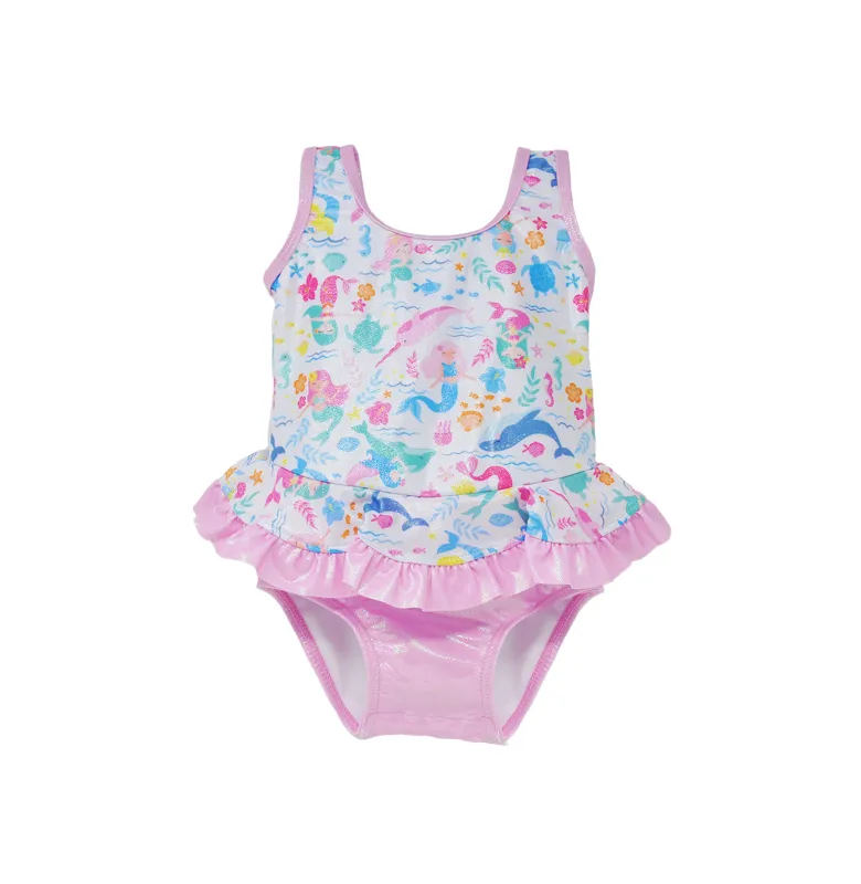 Mermaid Friends Stella Infant Ruffle Swimsuit