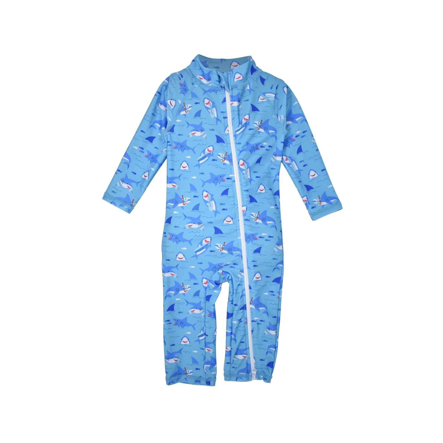 Snorkeling Sharks Long Surf Swimsuit