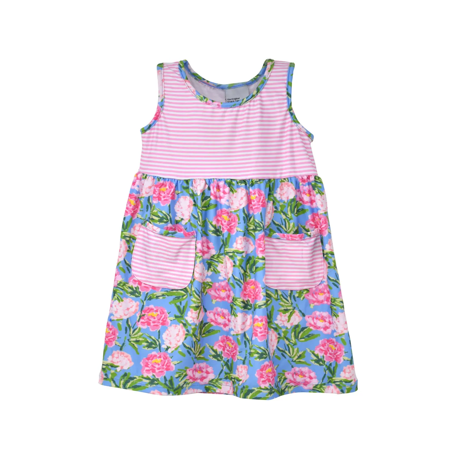 Peony Patch Dahlia Sleeveless Dress