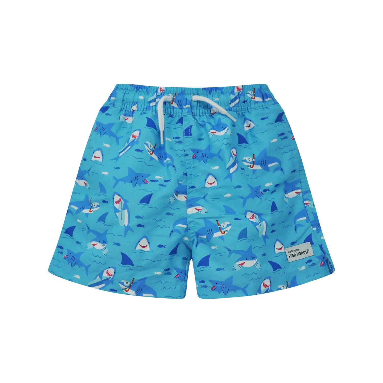 Snorkeling Sharks Wesley Swim Trunks