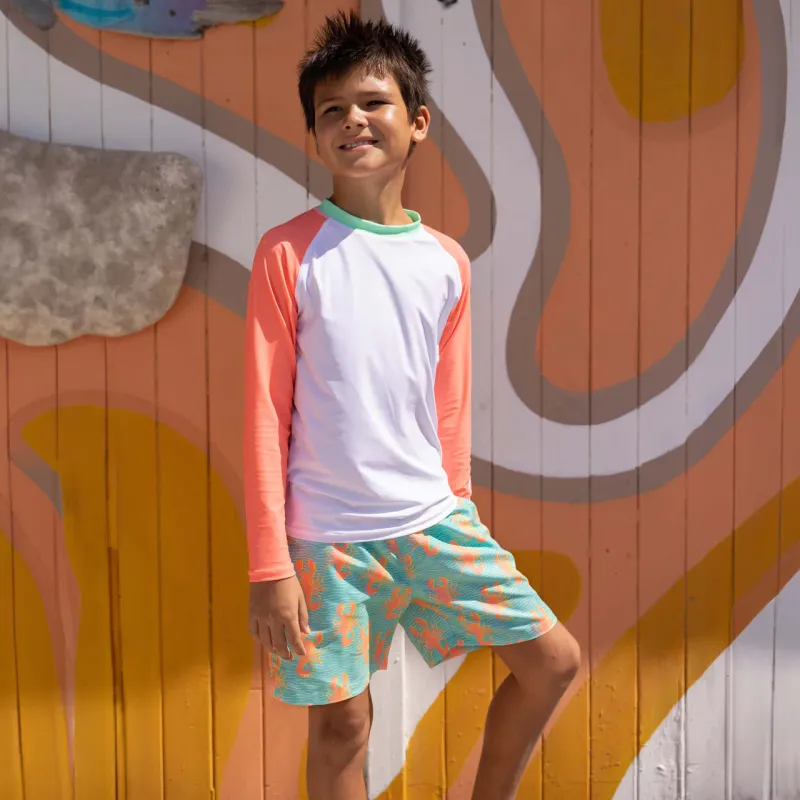 Green Ocean Clawed Swim Short