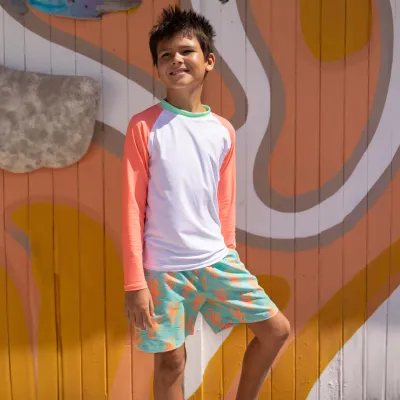 Green Ocean Clawed Swim Short
