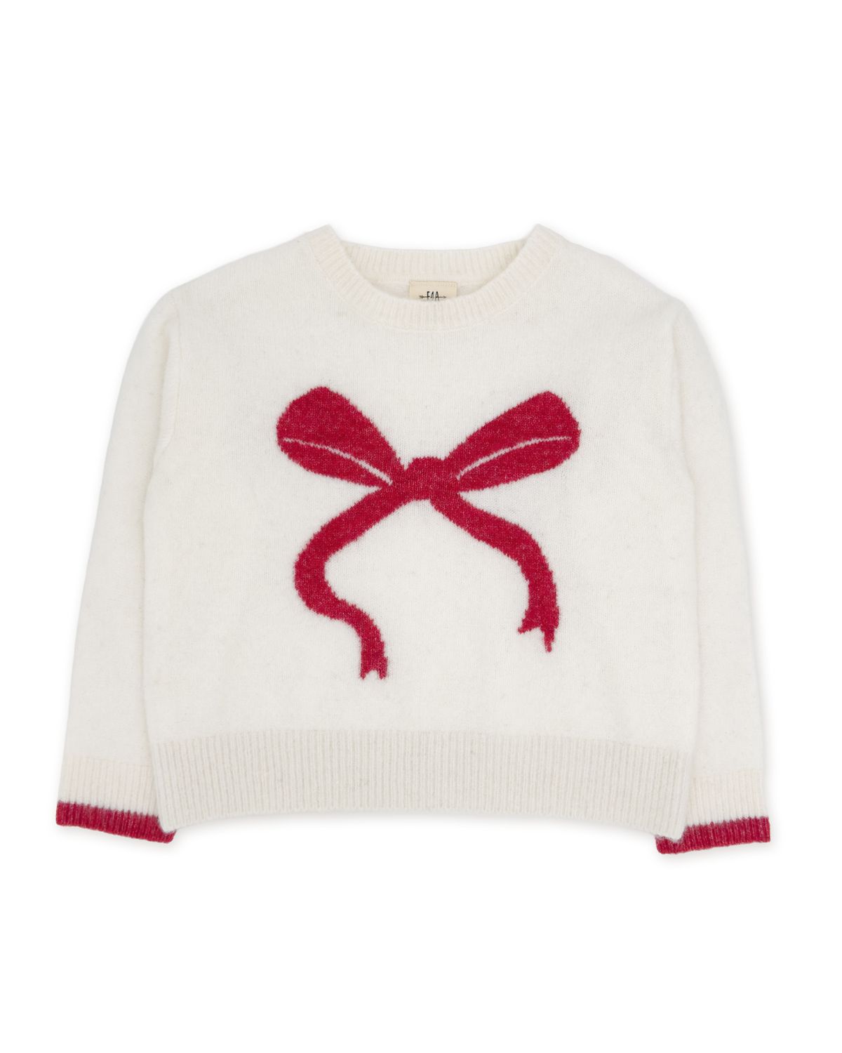 Ivory Camille Bow Sweater