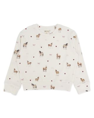 Ivory Luna Horse Hacci Top