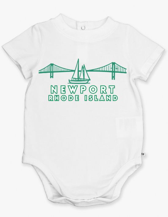 Newport Green Bridge Onesie