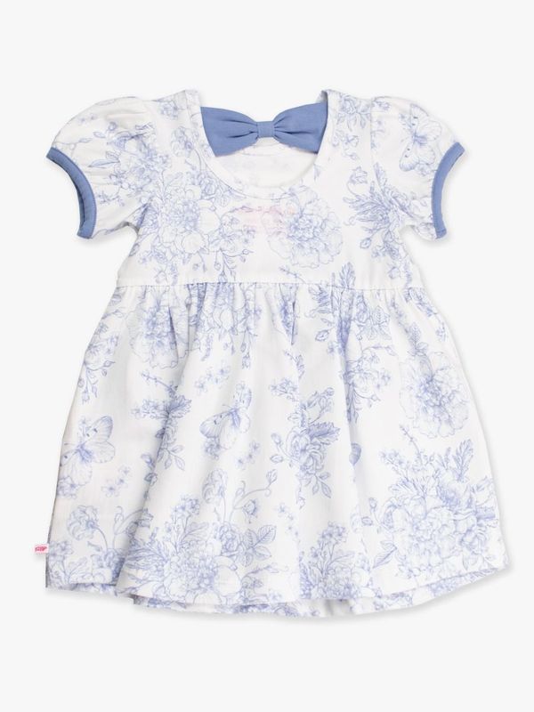 Periwinkle Blue Butterfly Garden Twirl Dress