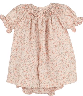 Orange Honeycomb Smock Bishop