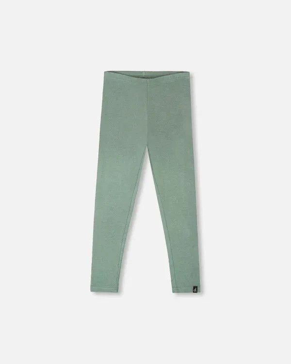 Bronze Green Ribbed Legging