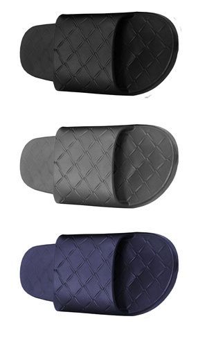 Men's Two Strap Slide on Slippers Mixed Colors