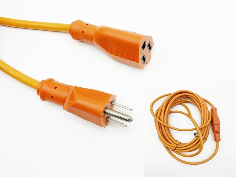 9 Feet 3 Conductor Single Outlet Extension Cord UL Certified