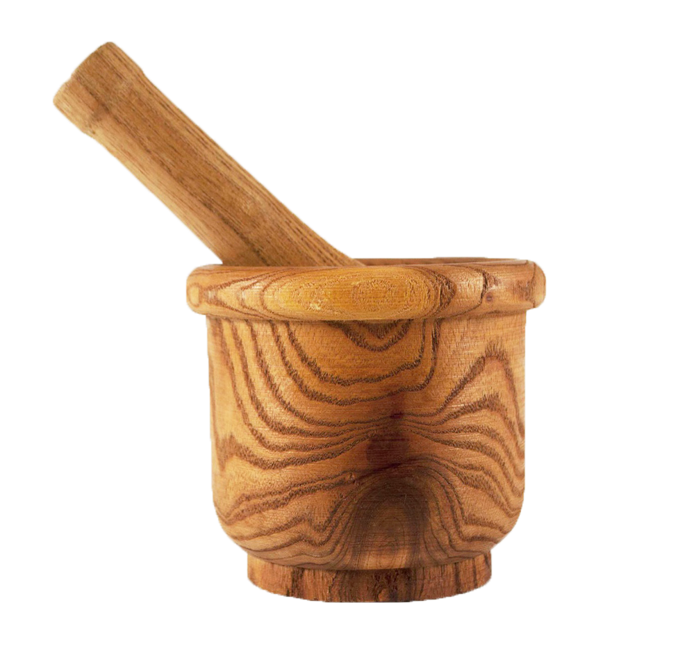 Heavy Duty Wooden Mortar and Pestle
