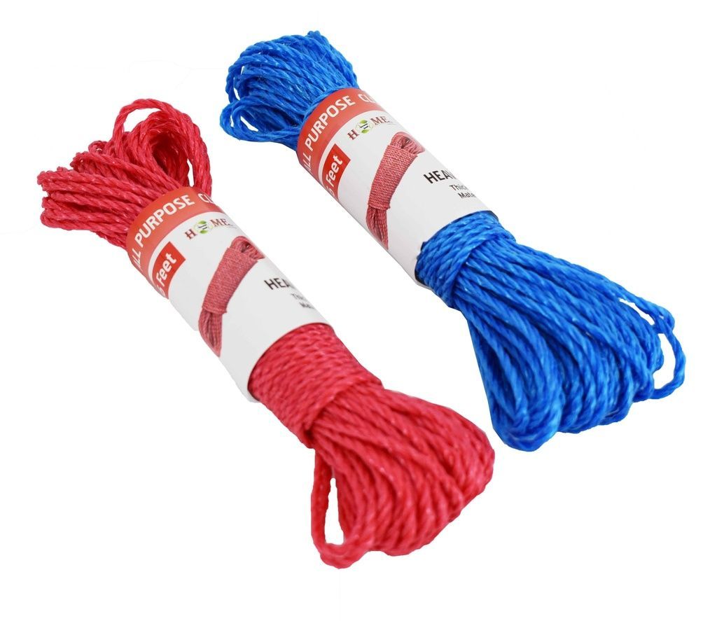 66 Foot Clothesline Rope, Mixed Colors