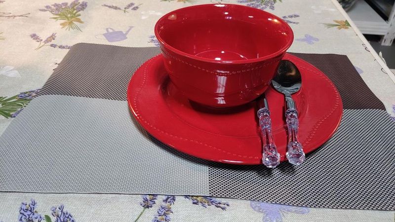 6 Pc Tesling Placemat, Mixed Colors